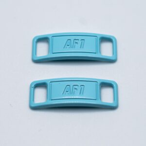 Hebillas azul celeste para cordones de zapatillas