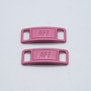 Hebillas rosas para cordones de zapatillas