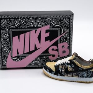 Mini llavero Nike SB Dunk Low Travis Scott con caja