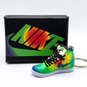 Mini llavero Air Jordan 1 J Balvin multicolor con caja