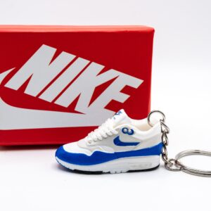 Mini llavero Nike Air Max 1 Anniversary Royal con caja roja de Nike