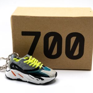 Mini llavero Yeezy 700 Wave Runner con caja 700