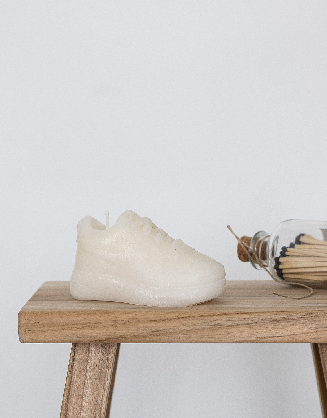 vela zapatilla air force 1 baby blanca