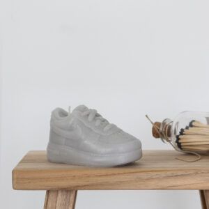 vela zapatilla air force 1 baby gris