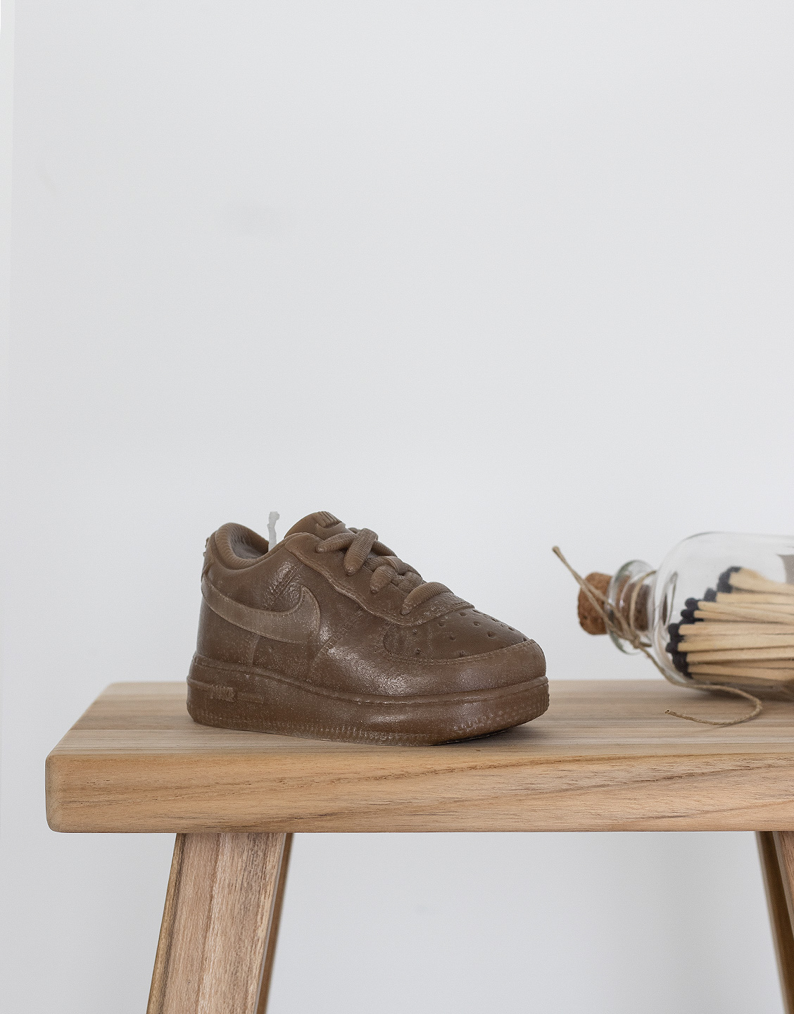 vela zapatilla air force 1 baby mocha