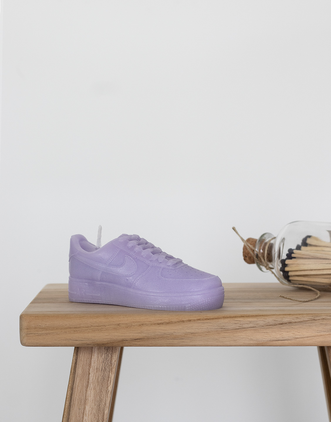 vela zapatilla air force 1 mini lila