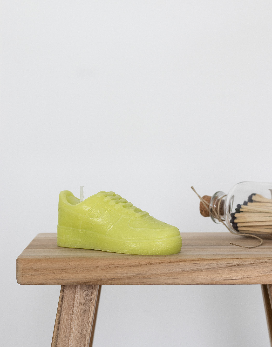 vela zapatilla air force 1 mini lima