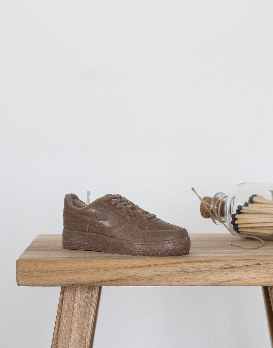 vela zapatilla air force 1 mini mocha