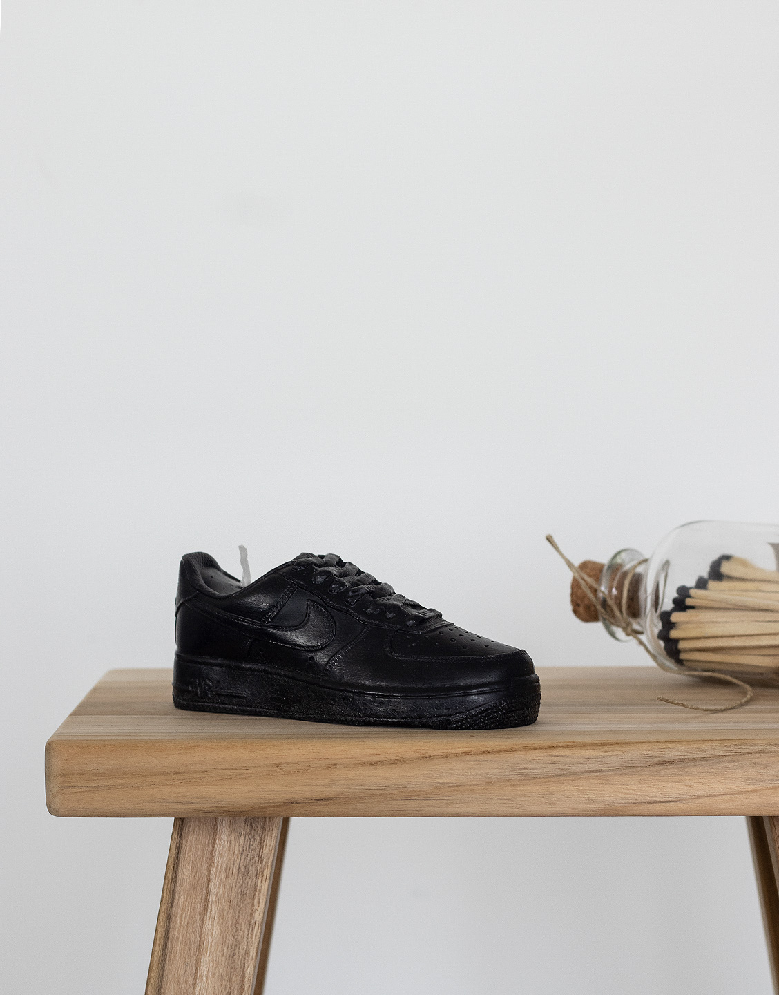 vela zapatilla air force 1 mini negra