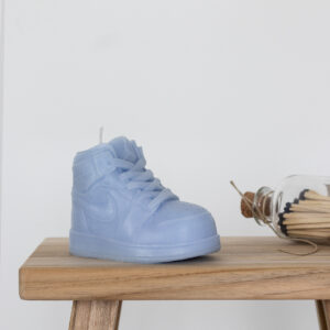 vela zapatilla air jordan 1 baby azul pastel