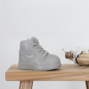 vela zapatilla air jordan 1 baby gris