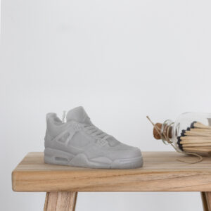 vela zapatilla air jordan retro 4 mini gris