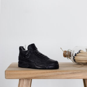 vela zapatilla air jordan retro 4 mini negra