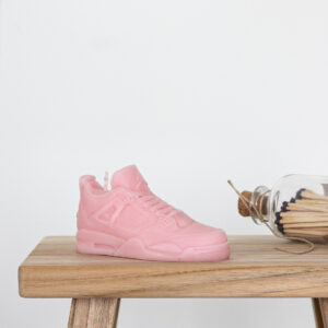 vela zapatilla air jordan retro 4 mini rosa pastel